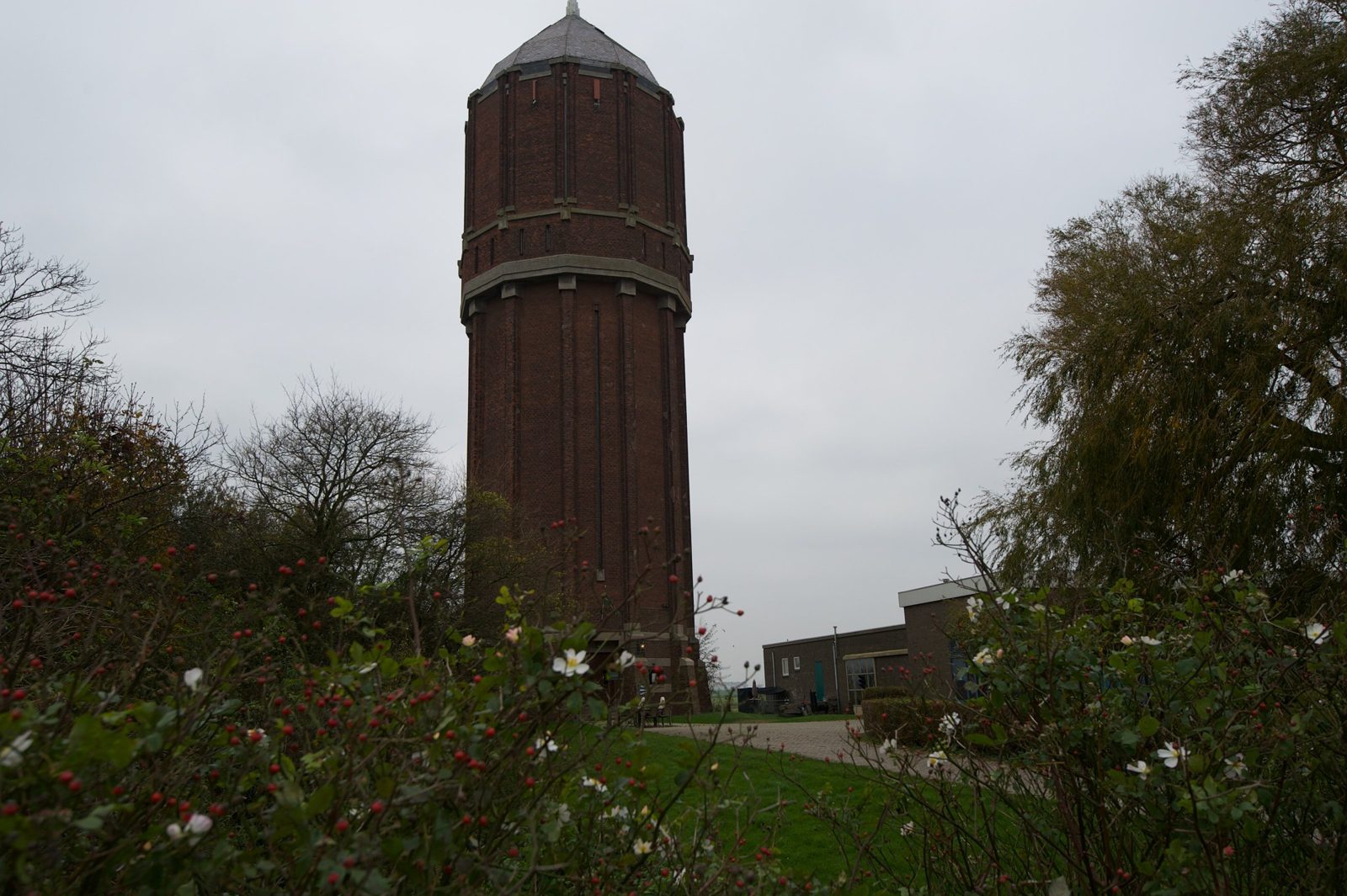 watertoren Wieringerwaard in het open land